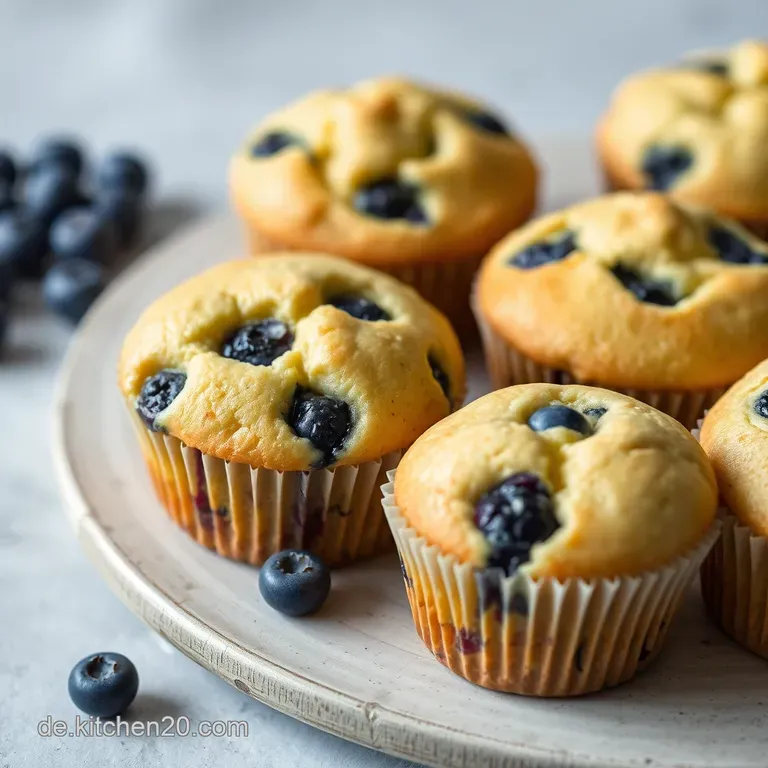 Saftige Blaubeermuffins &ndash; Der Klassiker presentation