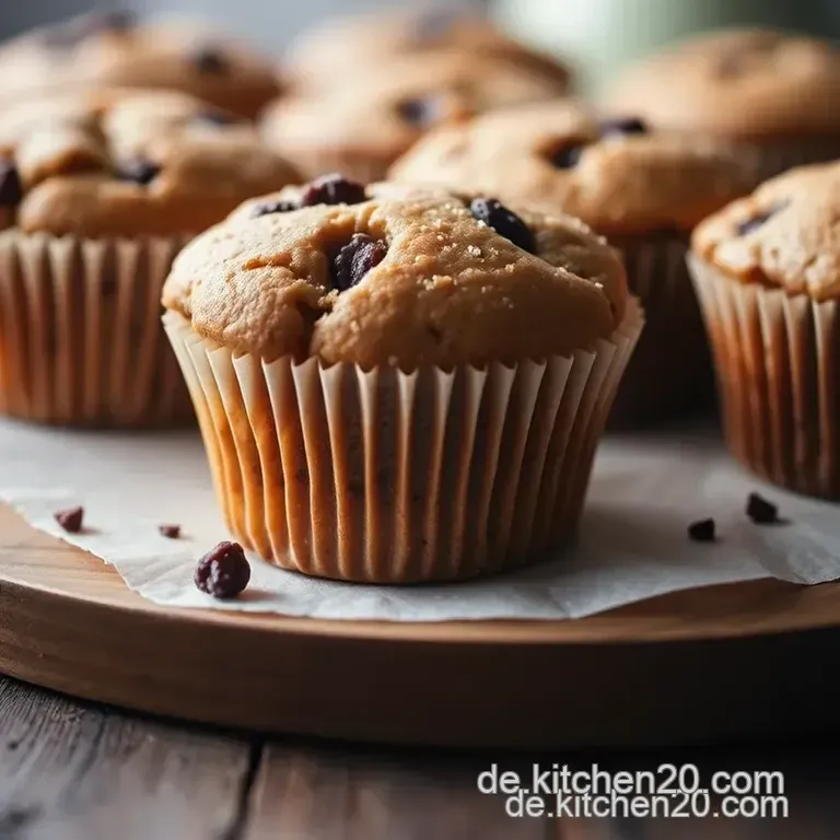 Saftige Schoko-Kirsch Mini Muffins presentation