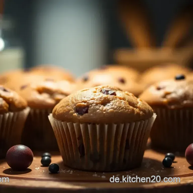 Saftige Schoko-Kirsch Mini Muffins