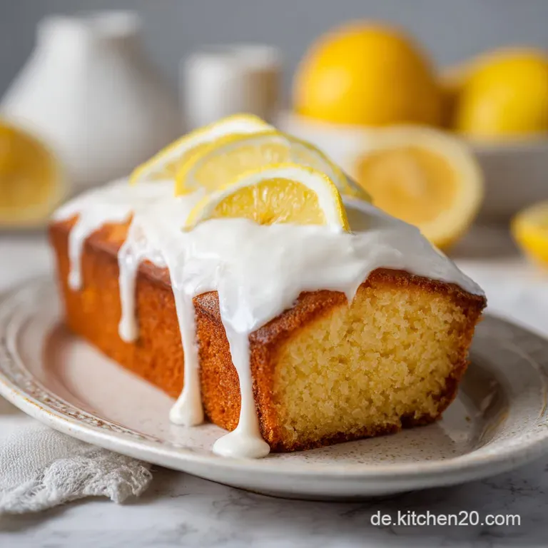 Zitronen Joghurt Kuchen: Wolkenweich und Spritzig
