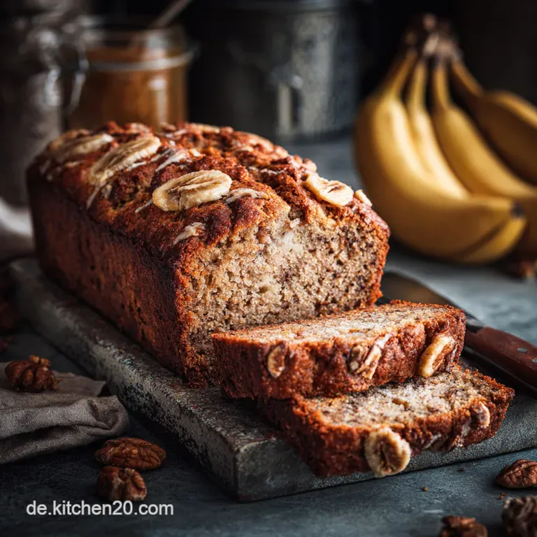 Das Goldst&uuml;ck der Resteverwertung Saftiges Bananenbrot mit Waln&uuml;ssen