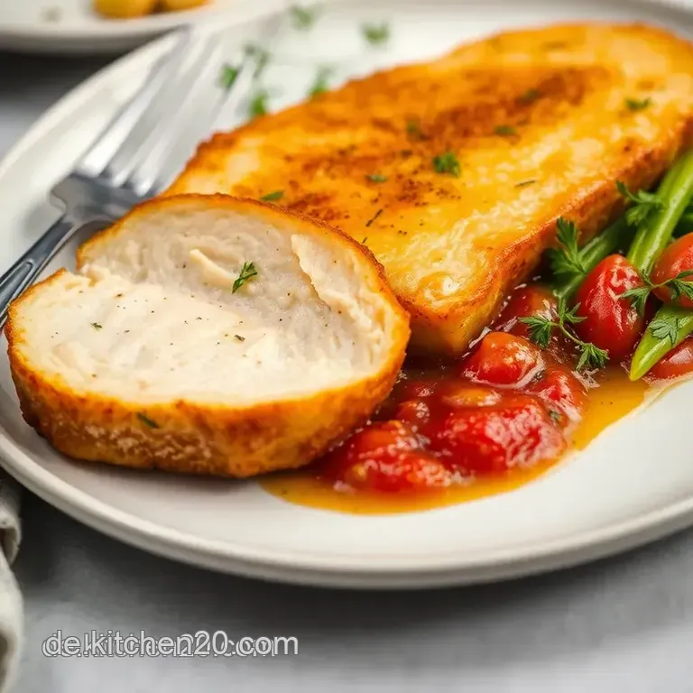 Saftiges Putenbrustfilet in Zitronen-Kr&auml;uter-Marinade presentation