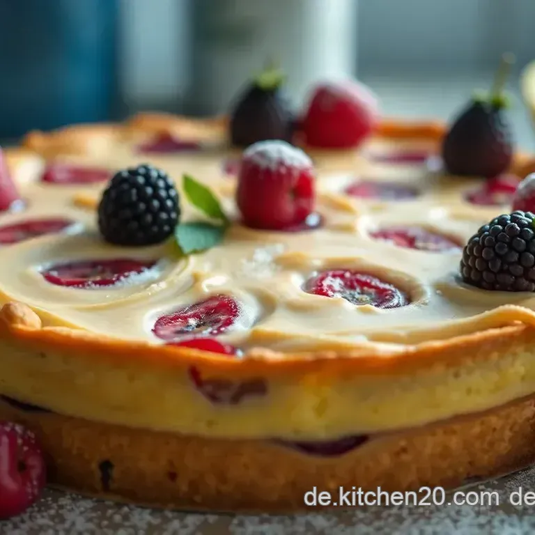 Sauerrahm-Torte mit frischen Himbeeren