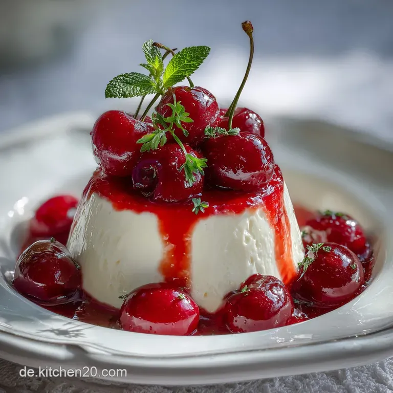 Schnelles Low Carb Kirsch-Dessert mit Quark