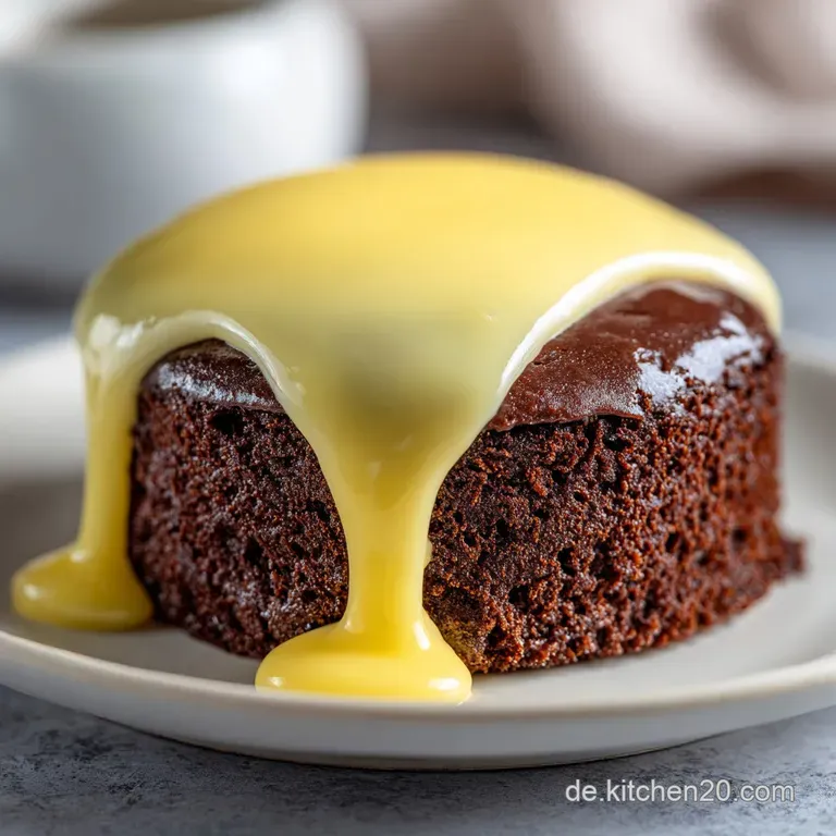 Saftiger Schokokuchen mit Pudding: Cremig