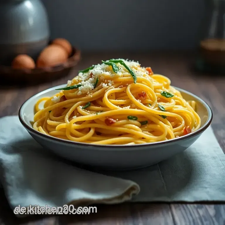 Schw&auml;bische Teigf&auml;den Mit K&auml;se-Sahne-So&szlig;e presentation