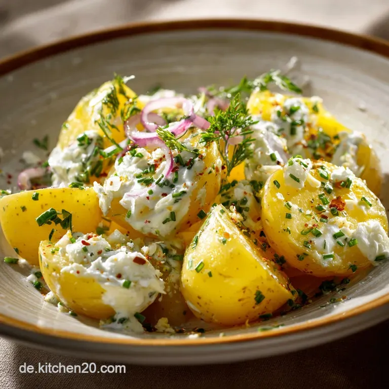 Kartoffelsalat Rezept: Der Perfekte Schwabe (Lauwarm Mayo-Frei) presentation
