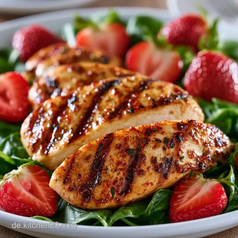 Elegant angerichteter Salat auf wei&szlig;em Porzellan mit gl&auml;nzenden &Ouml;ltropfen und frischen, gr&uuml;nen Kr&auml;utern garniert.