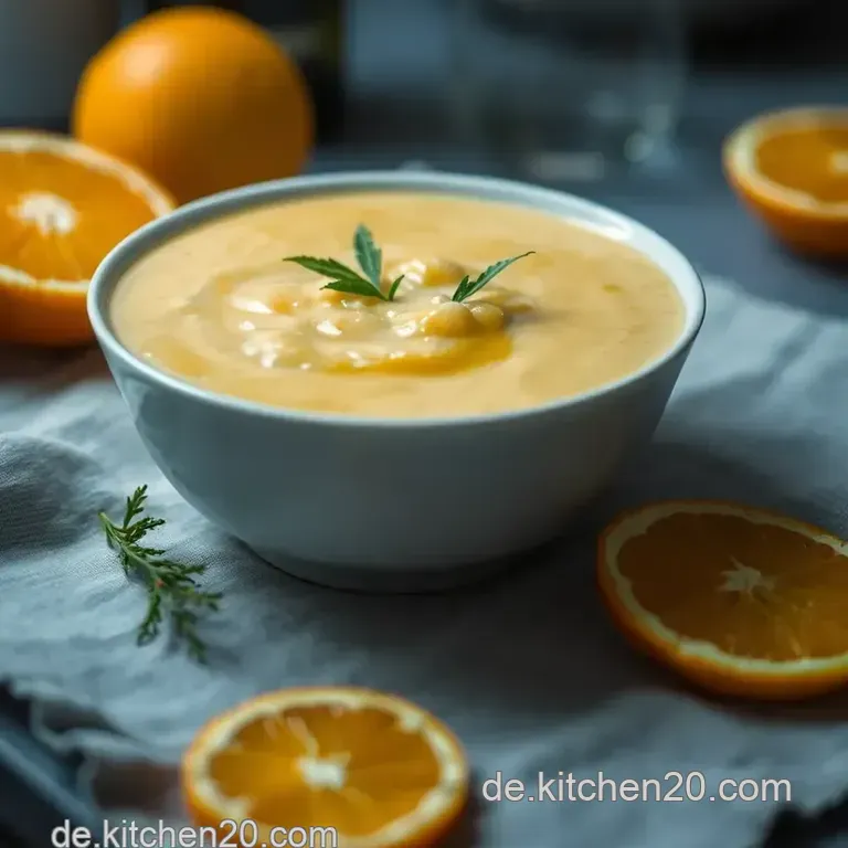 Sonnenschein Im Topf: Klassische Orangensauce presentation