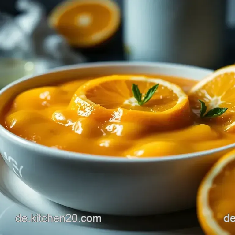 Sonnenschein im Topf: Klassische Orangensauce