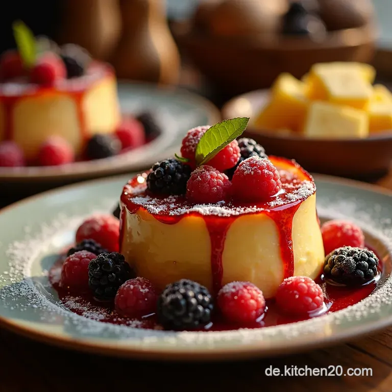 Spekulatiushimbeertraum Weihnachtliches Schichtdessert presentation