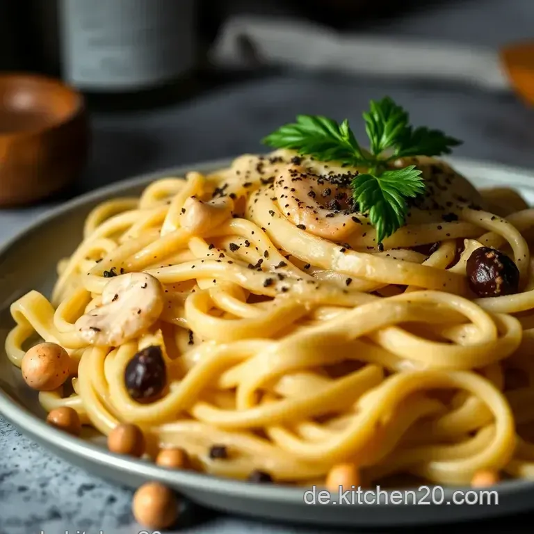 S&uuml;ndhaft Gute Vegan Carbonara &ndash; Pasta Wie Von Nonna (Aber Eben Ohne Nonna s Eier!) presentation