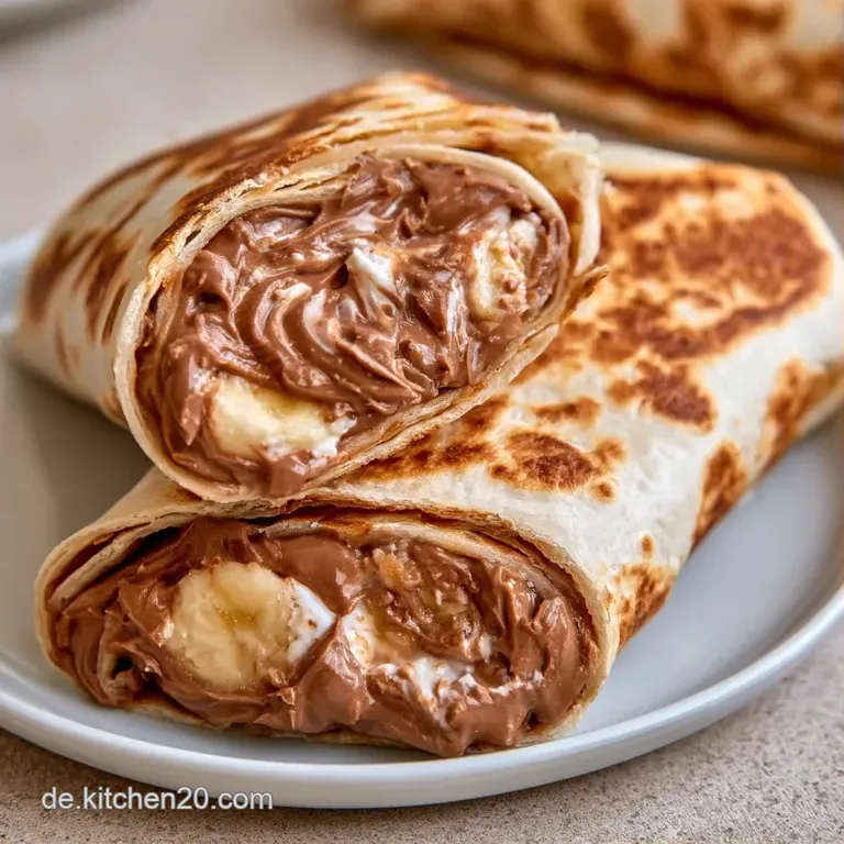 Mehrere helle Dessert-R&ouml;llchen auf einem Holzbrett, garniert mit frischer Minze und gl&auml;nzendem Honig-Guss von der Seite.