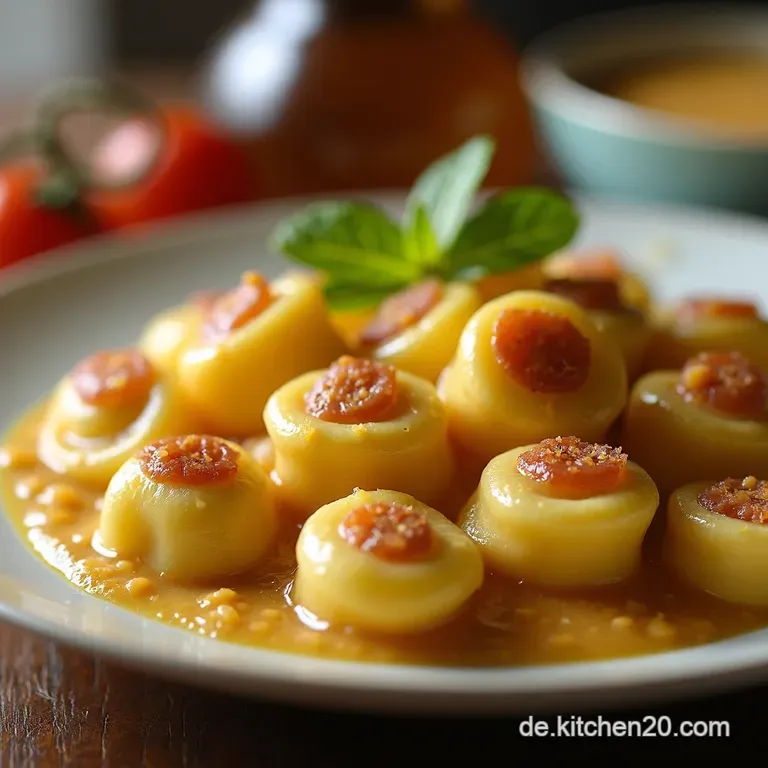 Tortellini in Cremiger Schinkensahneso&szlig;e 20Minutenklassiker presentation