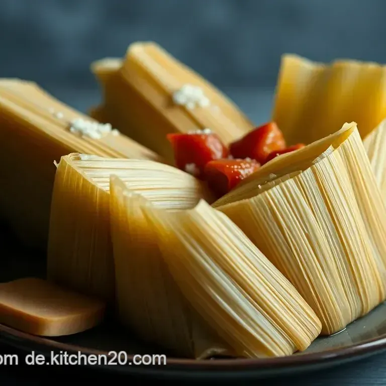 Traditionelle Tamales mit w&uuml;rziger F&uuml;llung