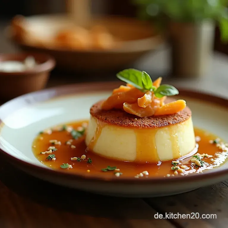 Trileçe DreimilchKuchen à la Borcam mit KaramellTopping presentation