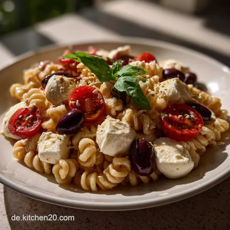 Trulli Salat: Der Sonnige Nudelsalat Mit Mozzarella presentation