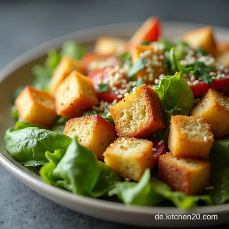 Das Authentische Caesar Salad Rezept Cremiges Dressing selber machen Der Kein Kompromiss Caesar Salad Hausgemachte Würze und Perfekte Croutons