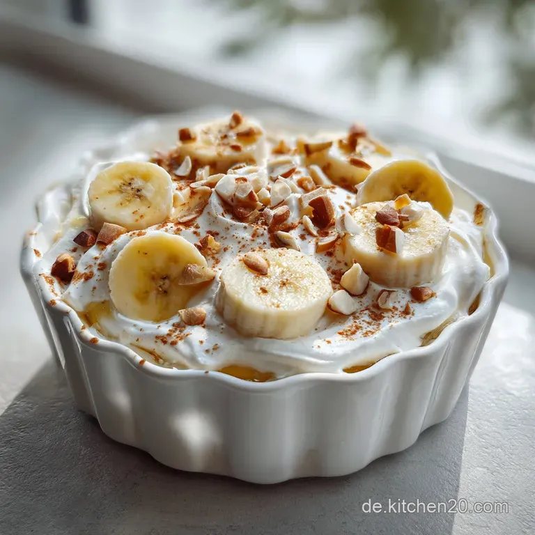 Veganer Bananenpudding: Samtig Cremig