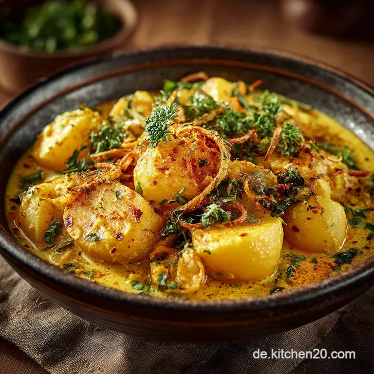 Herzhaftes Veganes KartoffelCurry Cremiger Seelenw&auml;rmer
