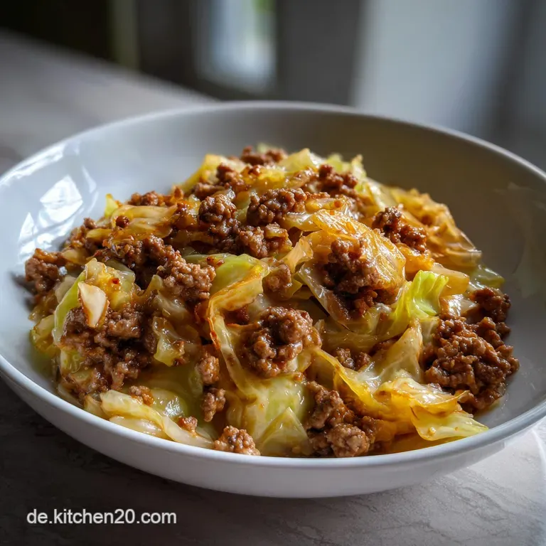 Cabbage Ground Beef Skillet: Einfacher Feierabend-Klassiker