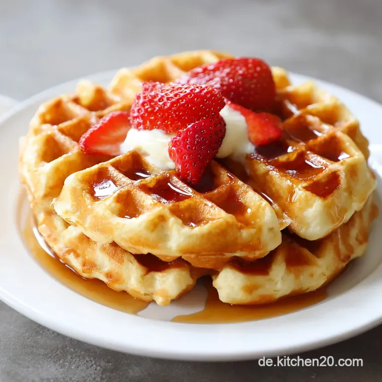 Knusprige Buttermilchwaffeln: Das Original