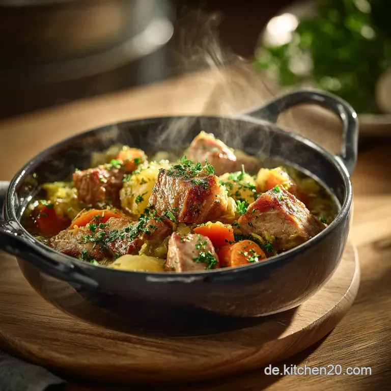 Wirsingeintopf mit Kasseler Der deftige Seelenw&auml;rmer wie bei Oma