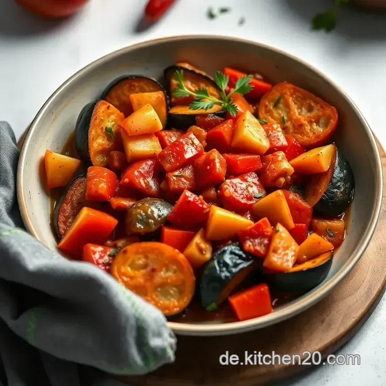 Wok-Ratatouille &Agrave; La Provence Mit Cantadou presentation
