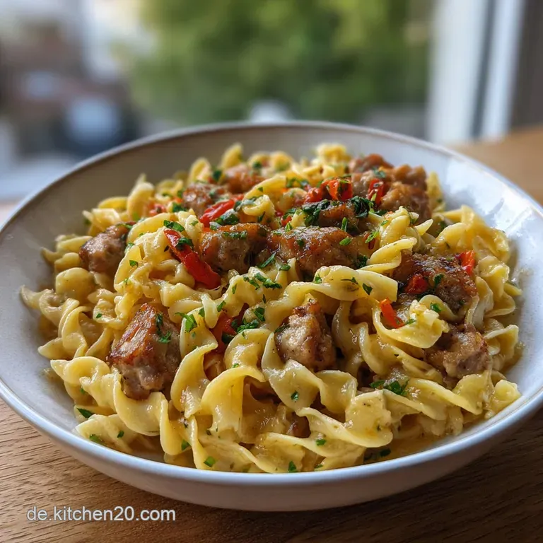 Wurstnudeln: Der Feierabend-Blitz der schnell gelingt