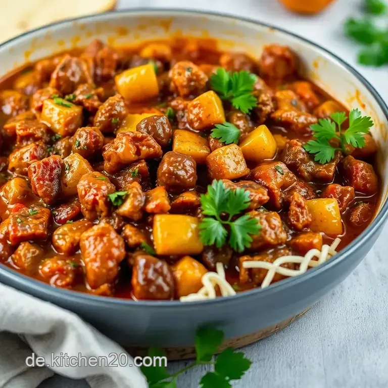 W&uuml;rzige Chakalaka H&auml;hnchenpfanne Mit Paprika Und Mais presentation
