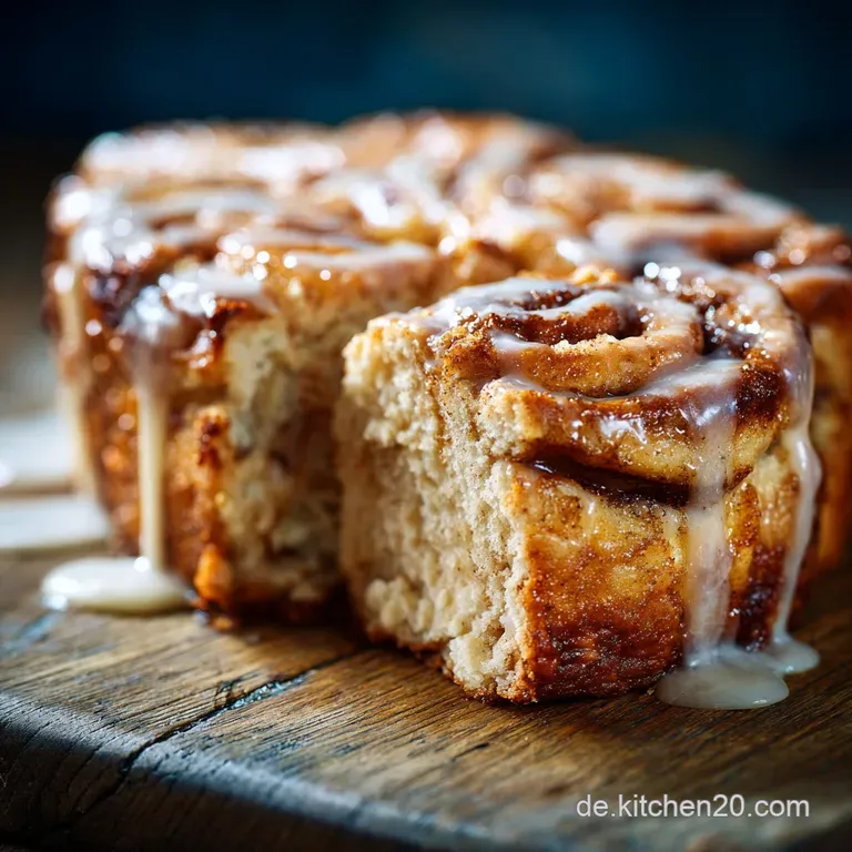 Der Ultimative Zimtschneckenkuchen Mit Vanilleglasur So Fluffig presentation