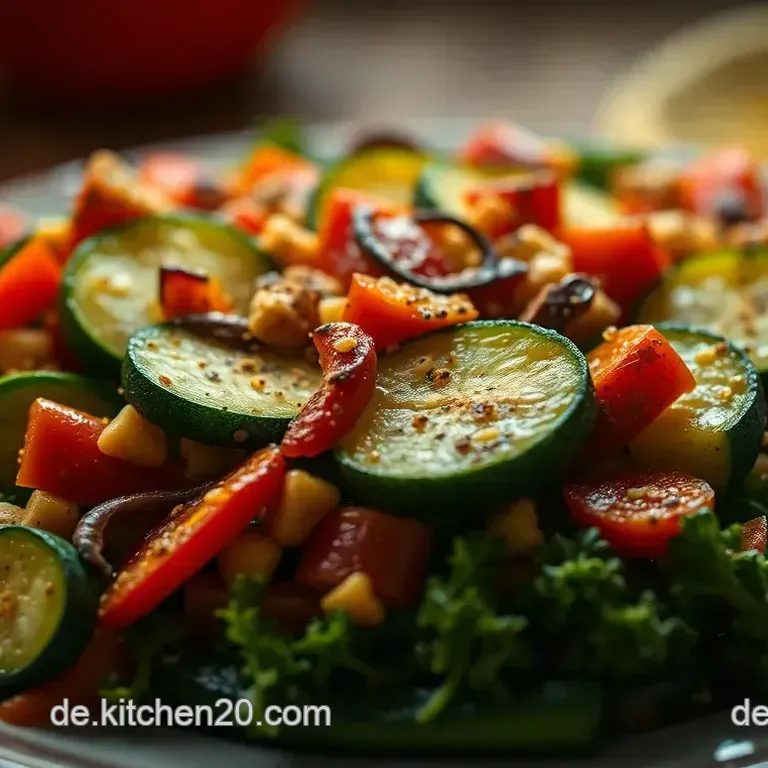 Zucchinigem&uuml;se mit mediterranen Aromen