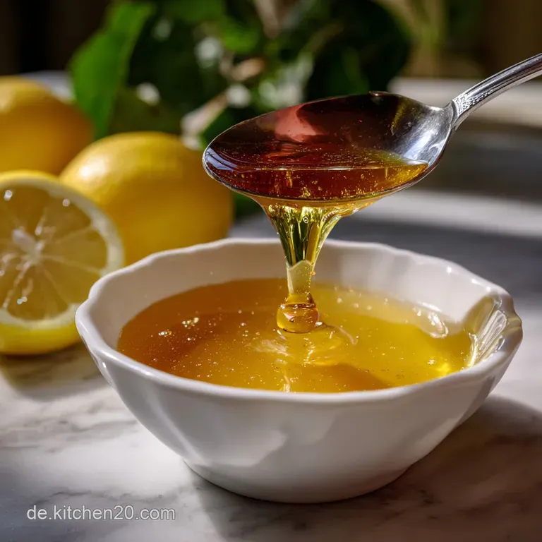 Zuckerfreier Zitronensirup: Intensives Low-Carb Rezept