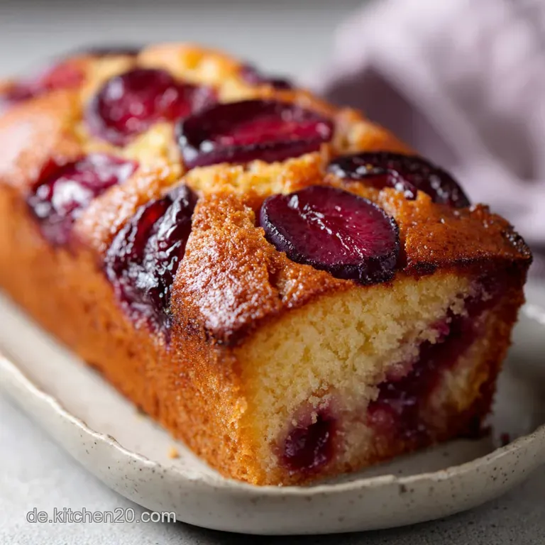 Zwetschgenkuchen vom Blech mit R&uuml;hrteig