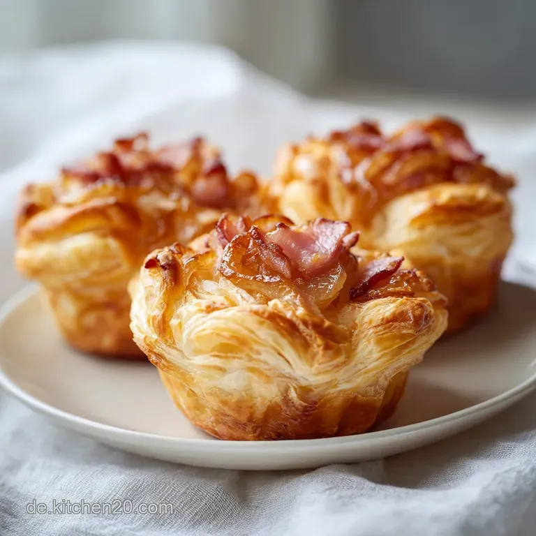 Savory onion muffins arranged on a slate platter with bowls of creamy dip and sprigs of fresh herbs for a party.